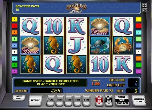 игровой автомат Dolphins Pearl